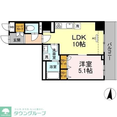 GRAND SOLEILの物件間取画像